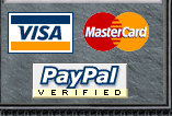 MasterCard, Visa, PayPal